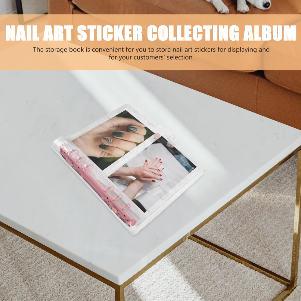 1 Book Nail Stickers Display Books Nail Art Sticker Collecting Album Nail Decal Collecting Holder