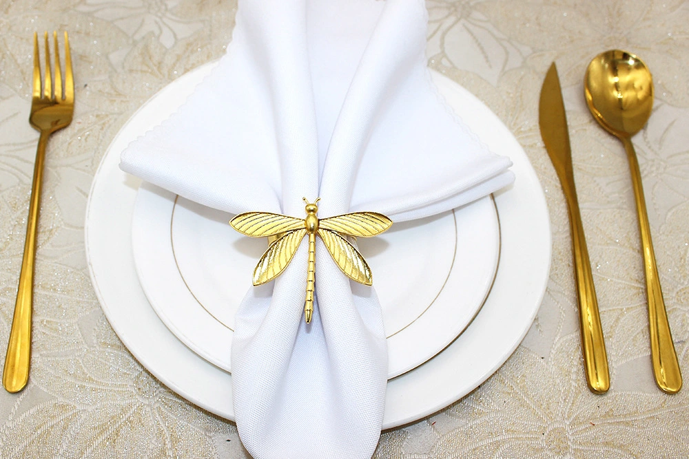 4Pcs Table Napkin Rings Creative Napkin Buckles Restaurant Dining Decors Delicate Napkin Rings