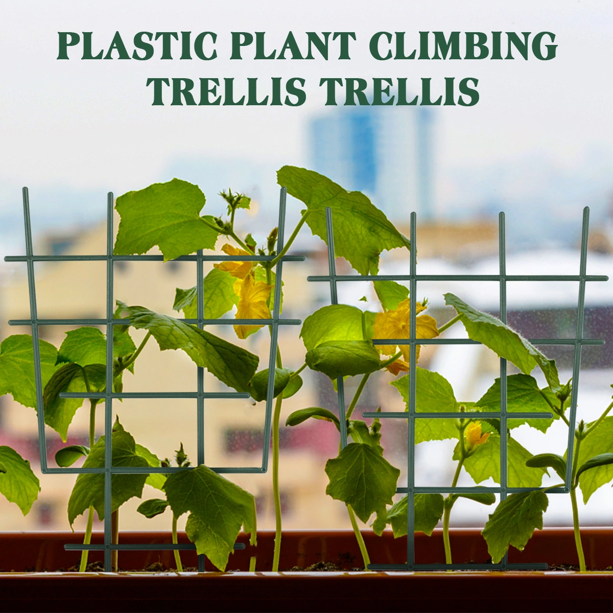 4Pcs Practical Plastic Potted Plants Trellis Vine Trellis Support Trellis Plant Climbing Rack