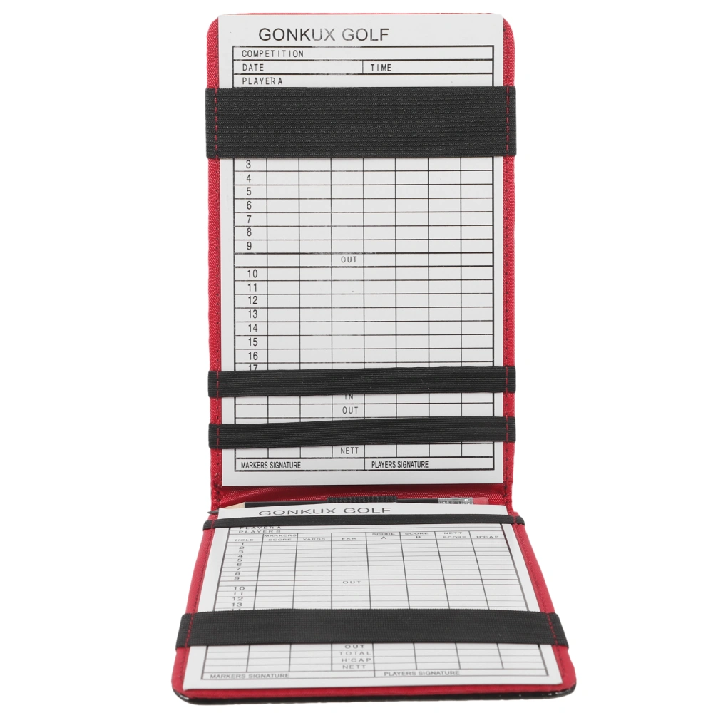 Stylish Golfs Scorebook Portable Score Recording Book Gift Professional Score Book