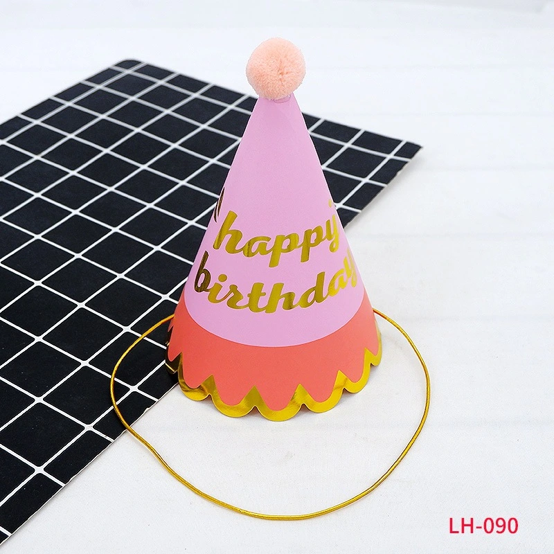 10pcs Birthday Hats Birthday Party Headwear Birthday Party Cone Hats for Kids