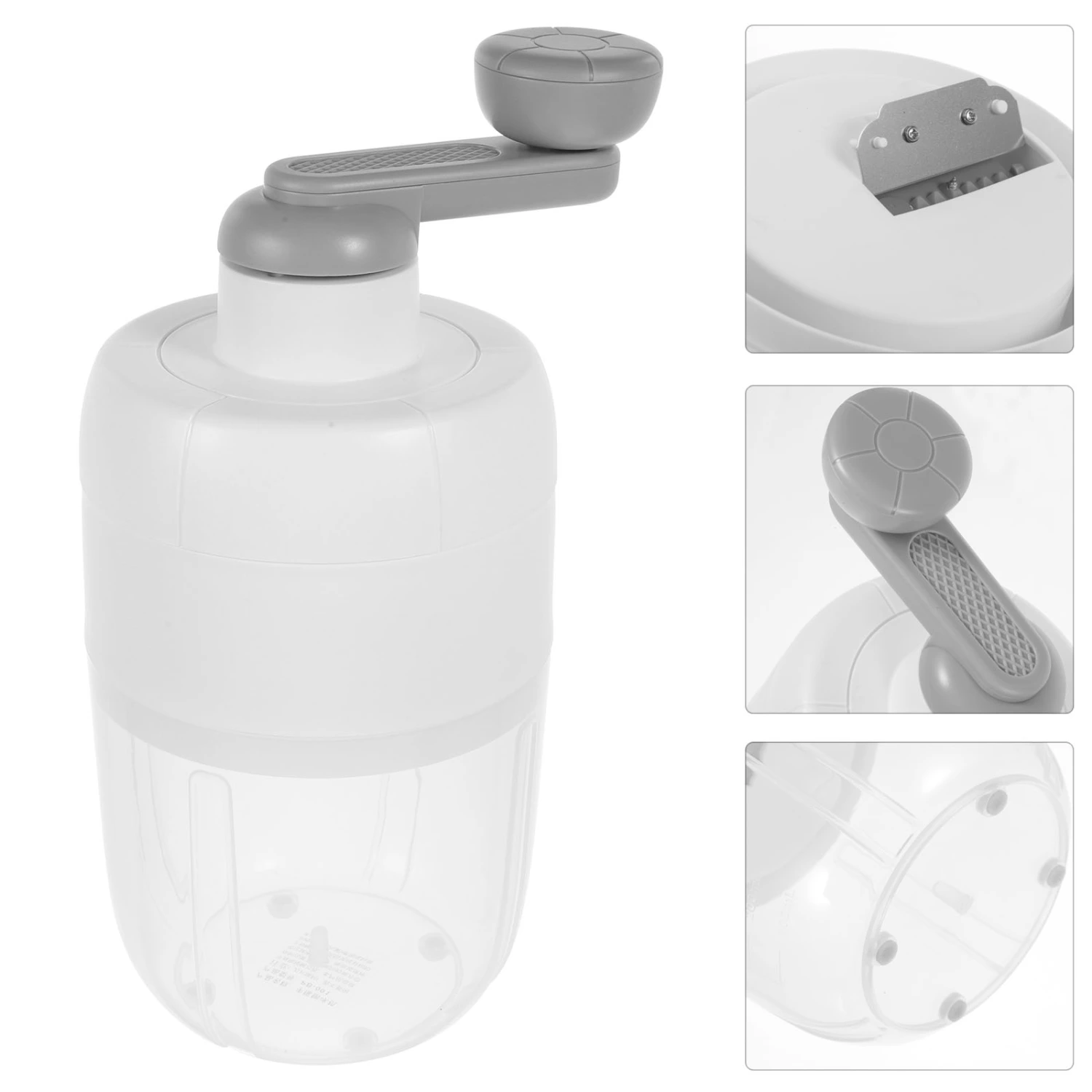 Ice Crushers Ice Cream Slushie Making Manual Portable Ice Slushie Machine