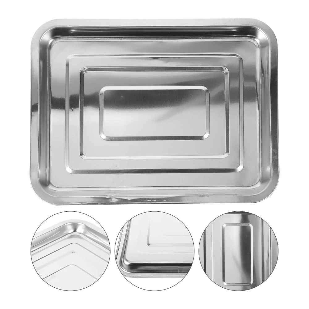 Cage Bottom Tray Stainless Steel Pet Waste Dog Birds Urinary Tray Dog Cage Accessory