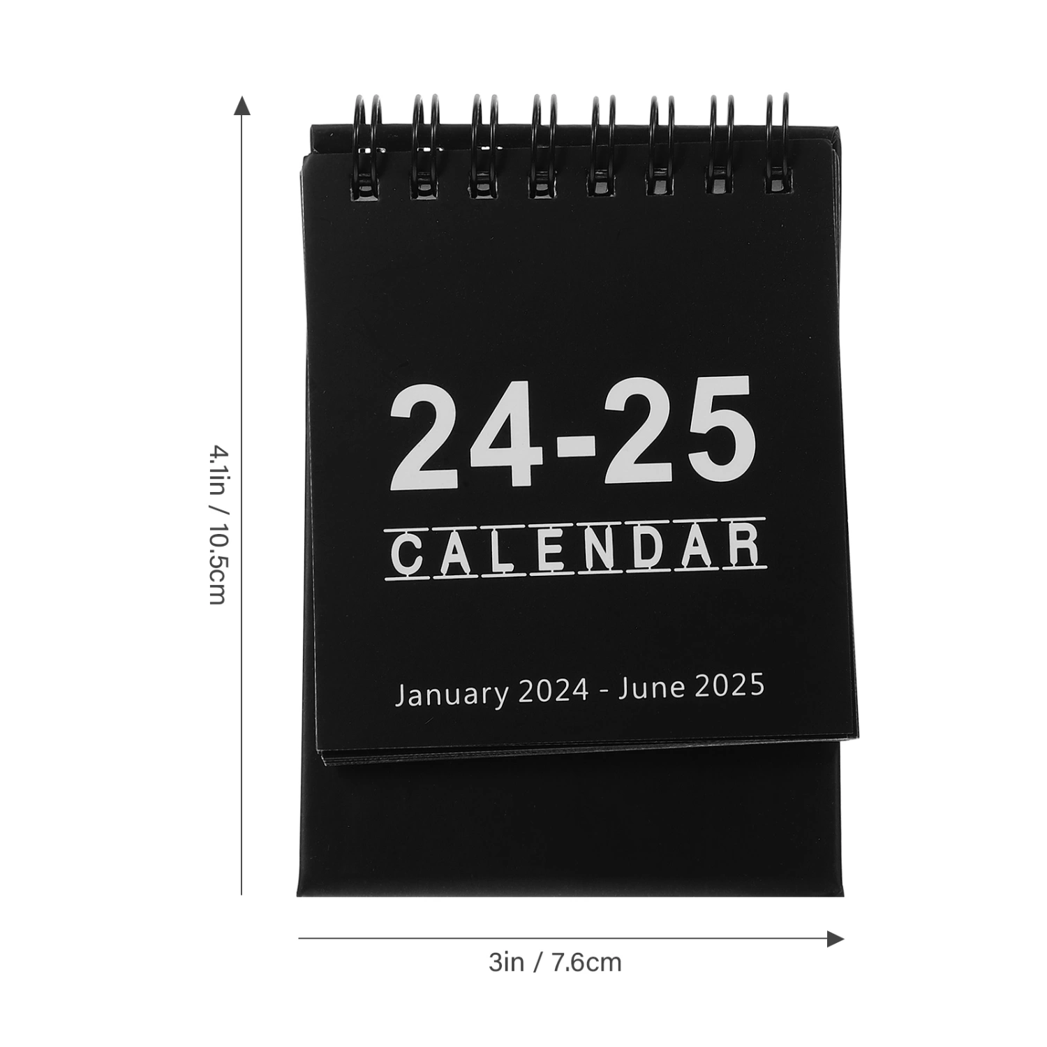 Mini Desk Calendars 2024 2025 Flip Calendar Standing Desk Calendar for Home Office