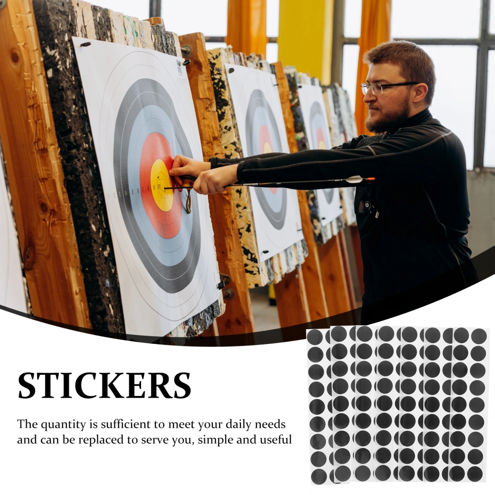 50 Sheets Professional Target Stickers Creative Target Pasters Portable Self-Adhesive Target Stickers