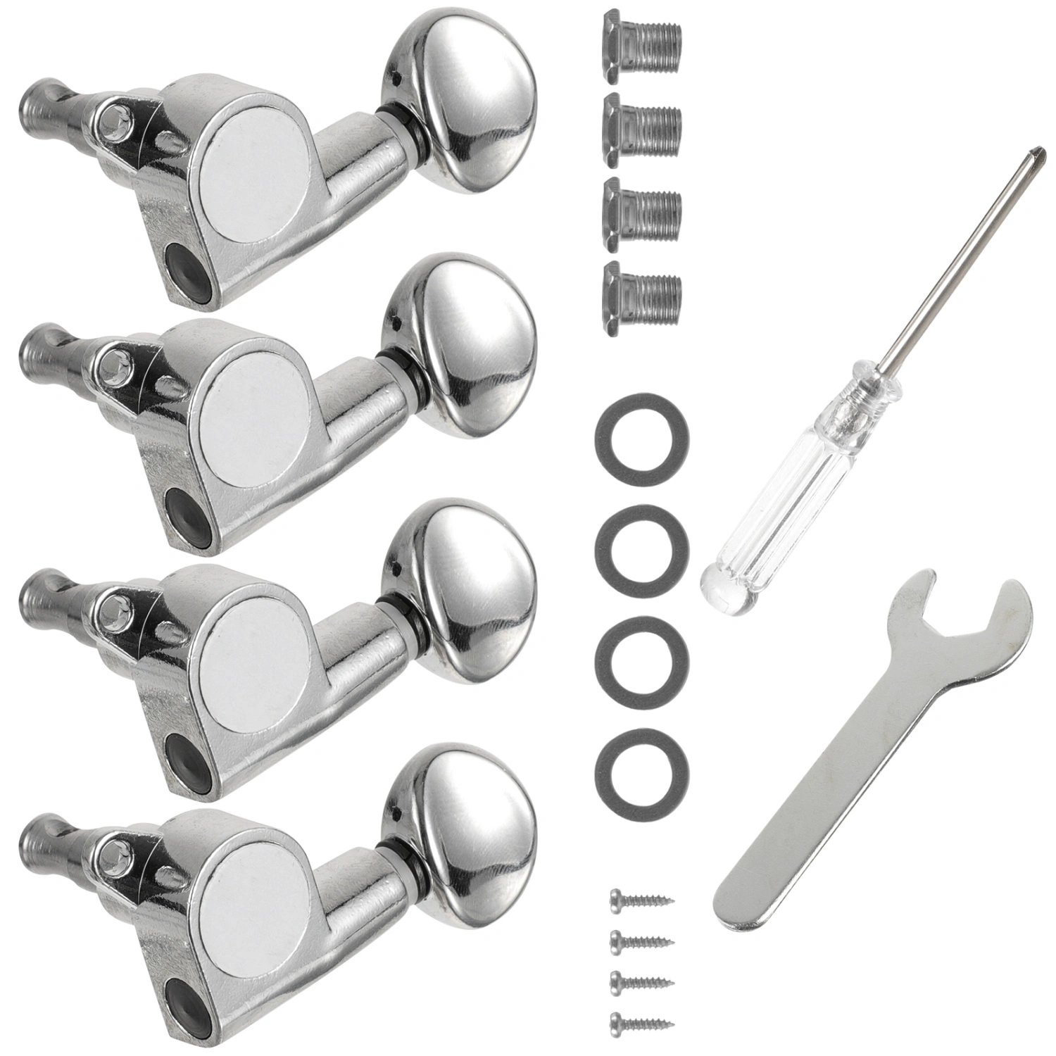 1 Set Guitar Tuners Acoustic Guitar Tuning Pegs Ukulele Peg Tools Guitar Tuning Keys with Accessories