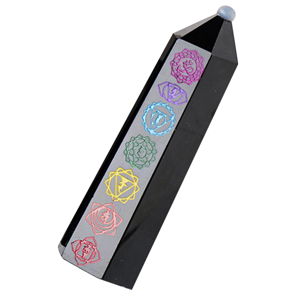 Crystal Stick Natural Crystal Stone Decorative Hexagonal Crystal Stick Wand Household Crystal Stone Wand
