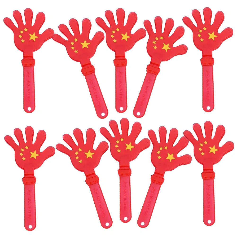 10pcs Outdoor Hand Clappers Party Favors Party Hand Clappers Funny Hand Clappers