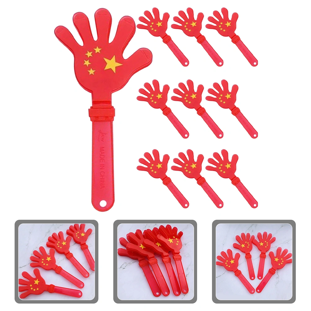 10pcs Outdoor Hand Clappers Party Favors Party Hand Clappers Funny Hand Clappers