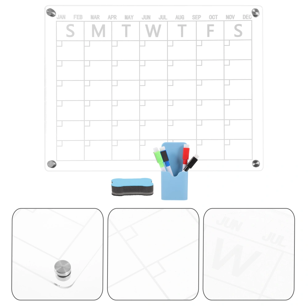 1 Set Magnetic Planning Board Chores Planning Board Dry Erase Refrigerator Board Schedule Planner Board