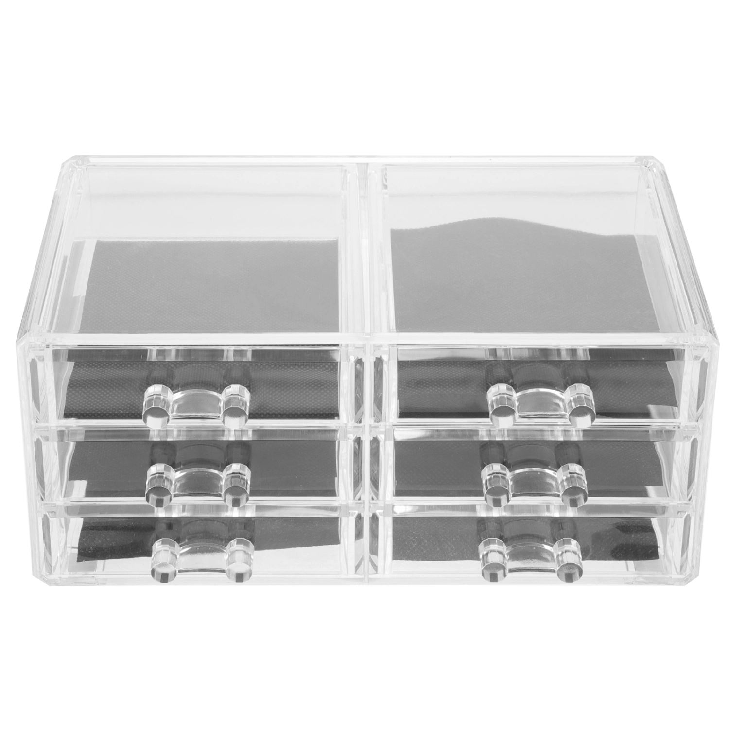 Acrylic Clear Makeup Organizer Countertop Makeup Holder Cosmetic Storage Display Case
