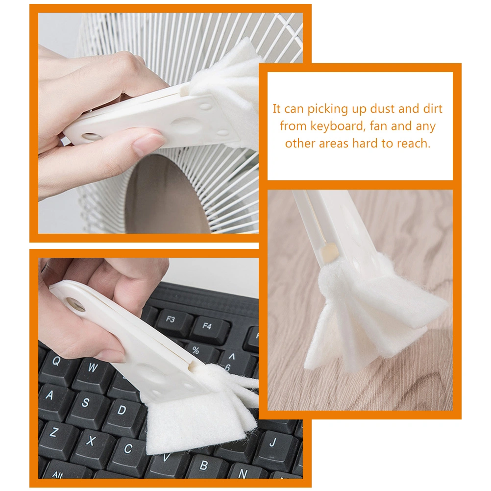 3pcs Multi-functional Keyboard Brushes Fan Cleaner Brushes Portable Cleaning Brushes