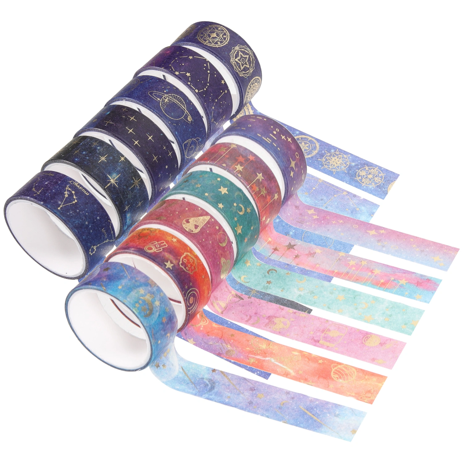12 Rolls Washi Tape Decorative Washi Tape  Journal Washi Tapes Scrapbook Sticker for Journal