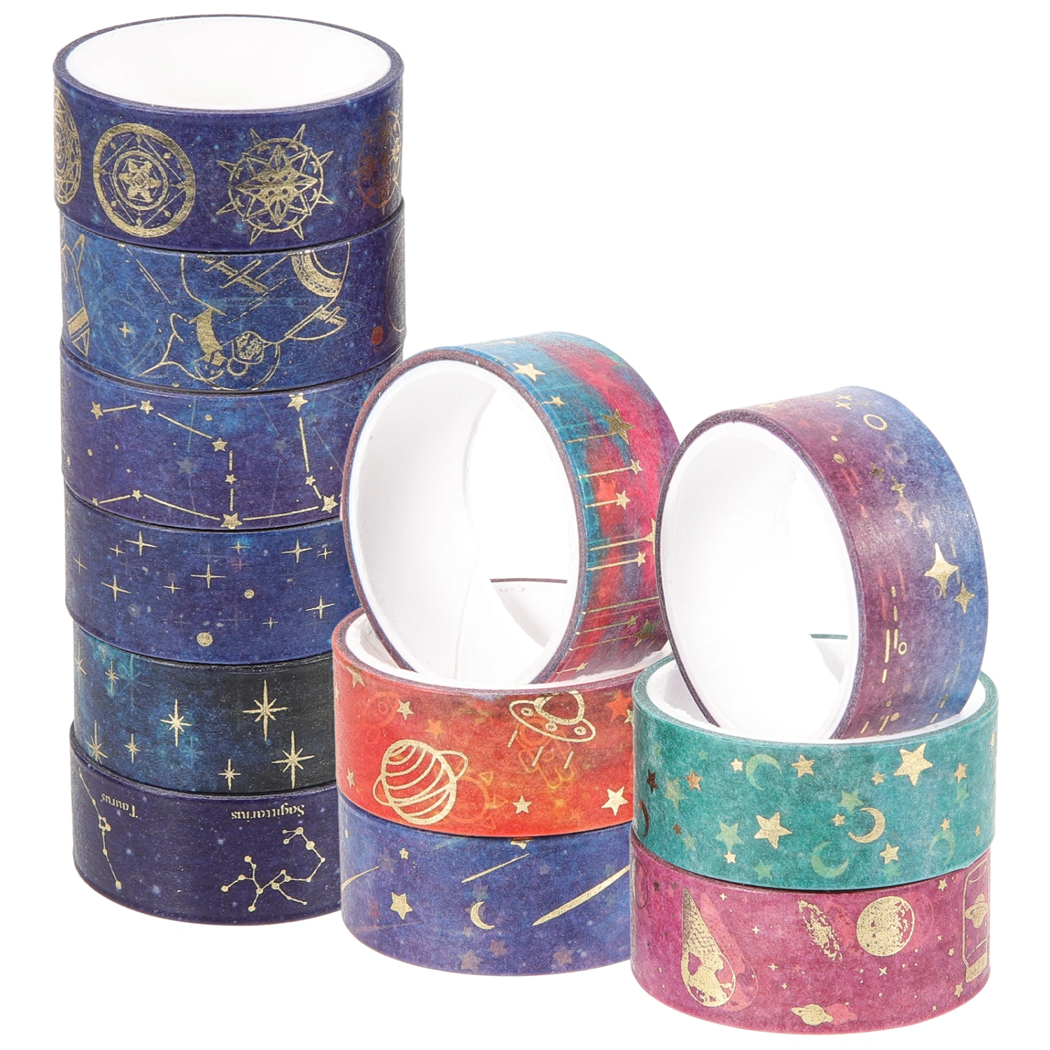 12 Rolls Washi Tape Decorative Washi Tape  Journal Washi Tapes Scrapbook Sticker for Journal