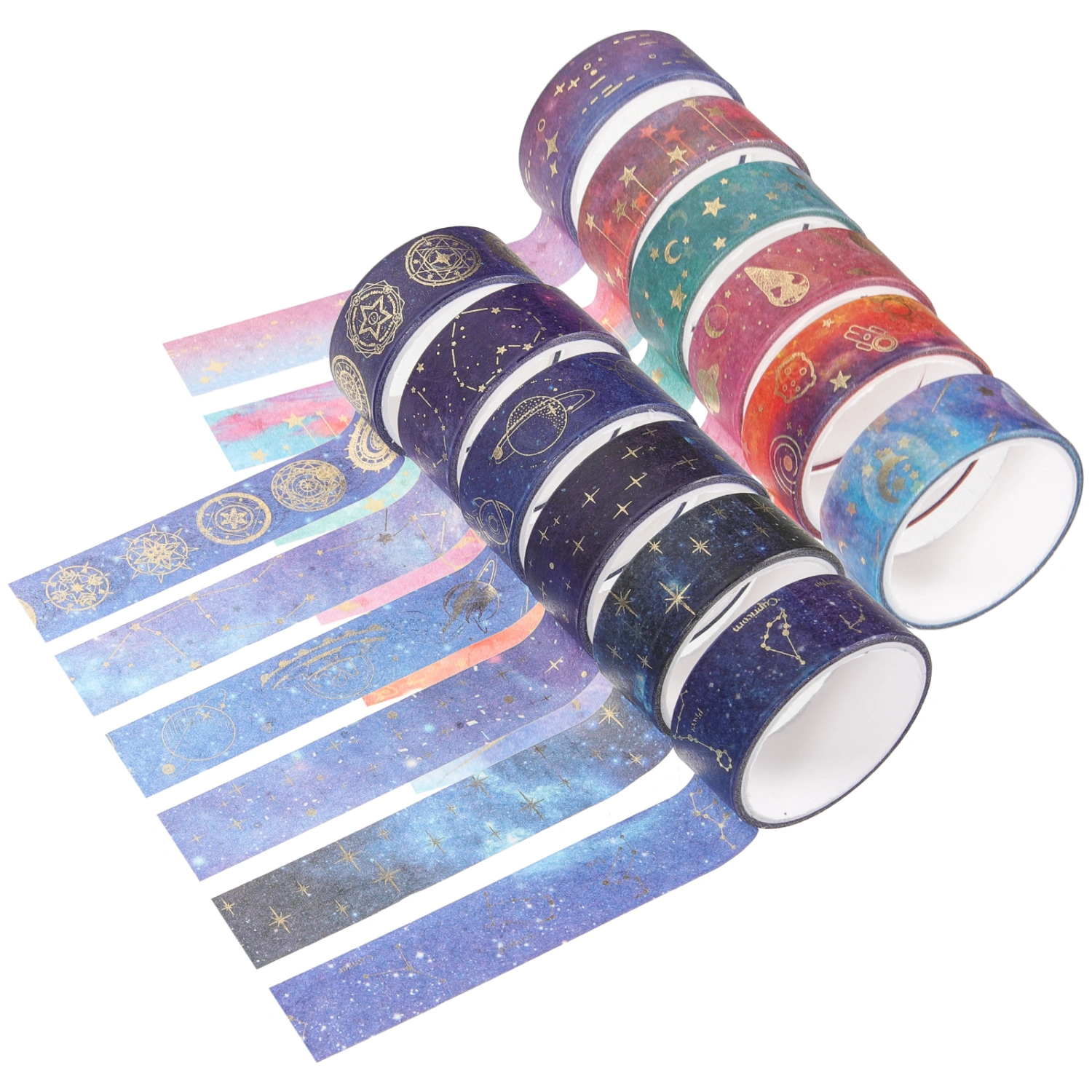 12 Rolls Washi Tape Decorative Washi Tape  Journal Washi Tapes Scrapbook Sticker for Journal