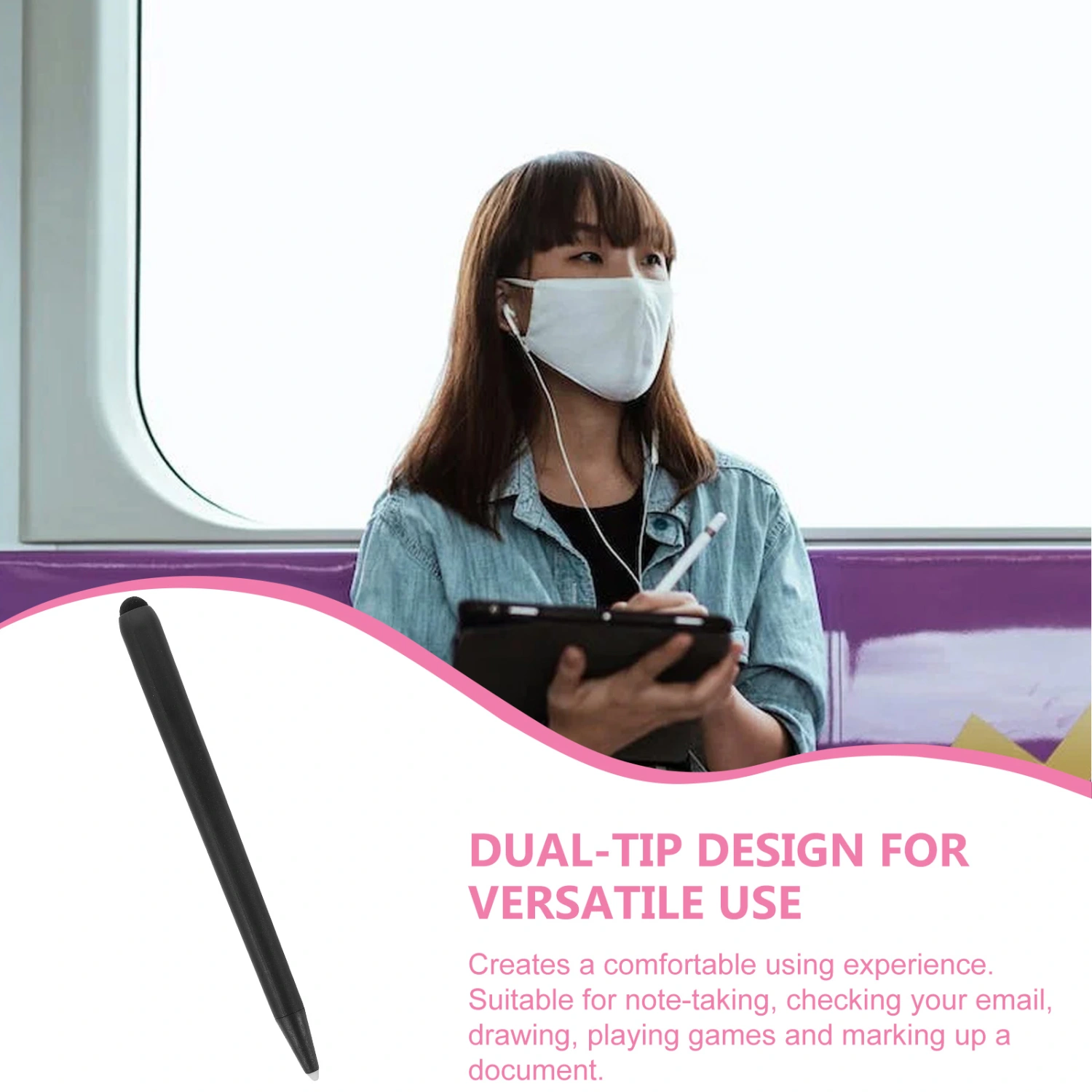 2pcs Capacitive Screens Pen Whiteboard Infrared Screen Touch Screen Pen Convenient Stylus Pen
