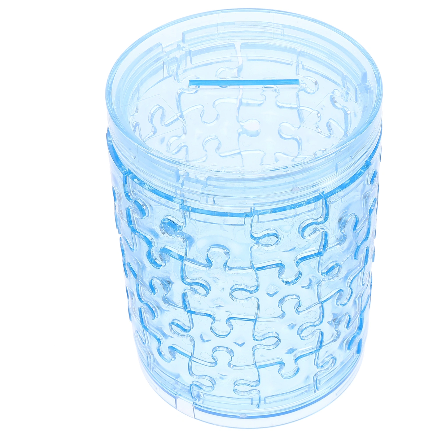Puzzle Piggy Bank Desktop Transparent Coin Container Desktop Piggy Bank Household Money Bank