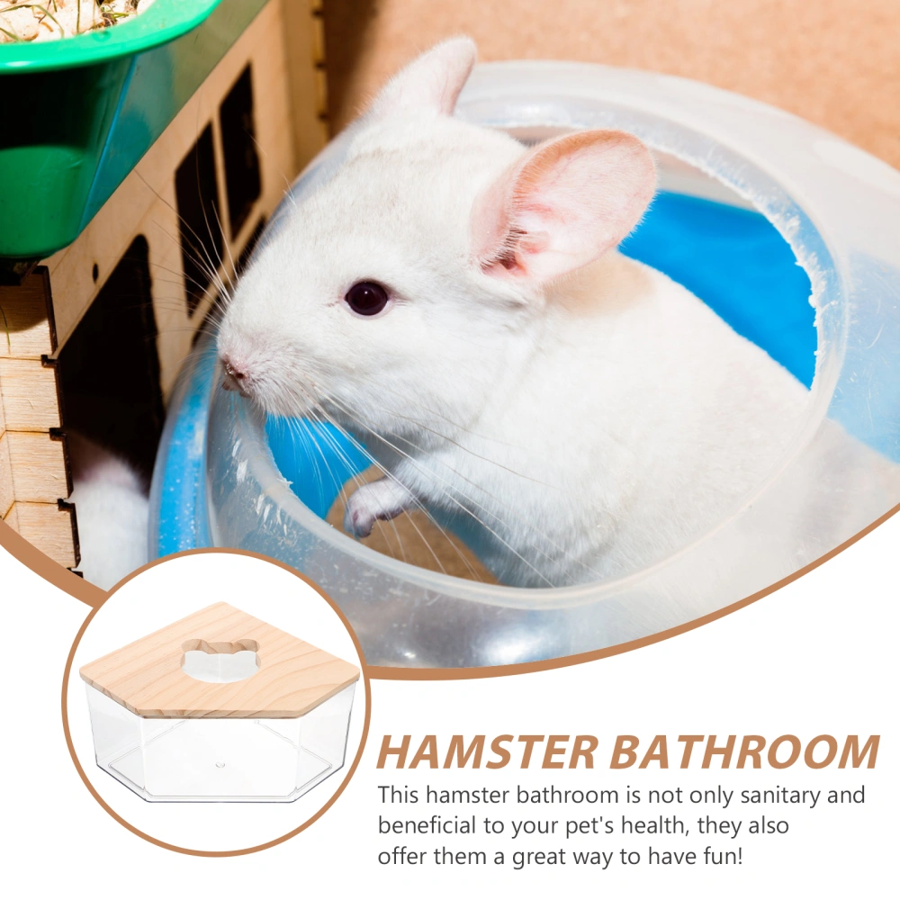 Hamster Bathroom Syrian Hamster Sand Bath Box Acrylic Sand Bath Container