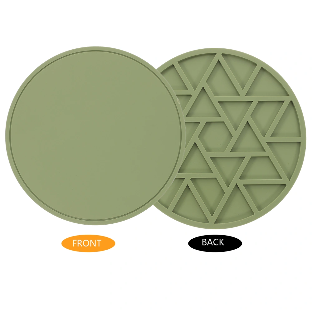 Silicone Bottle Mat Practical Tumbler Pad Heat-Resistant Tea Cup Mat Adorable Cup Coaster