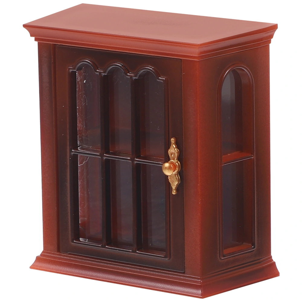 Miniature Cabinet Model Plastic Cabinet Furniture Model Toy Mini Wine Cabinet Photo Prop