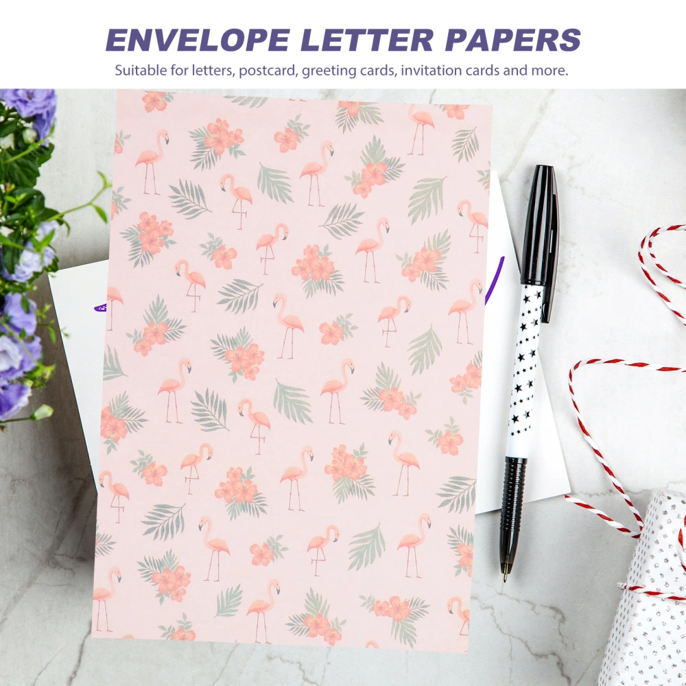 5 Sets of Envelop Letter Papers Writing Paper Envelop Set Vintage Letter Papers Writing Supplies