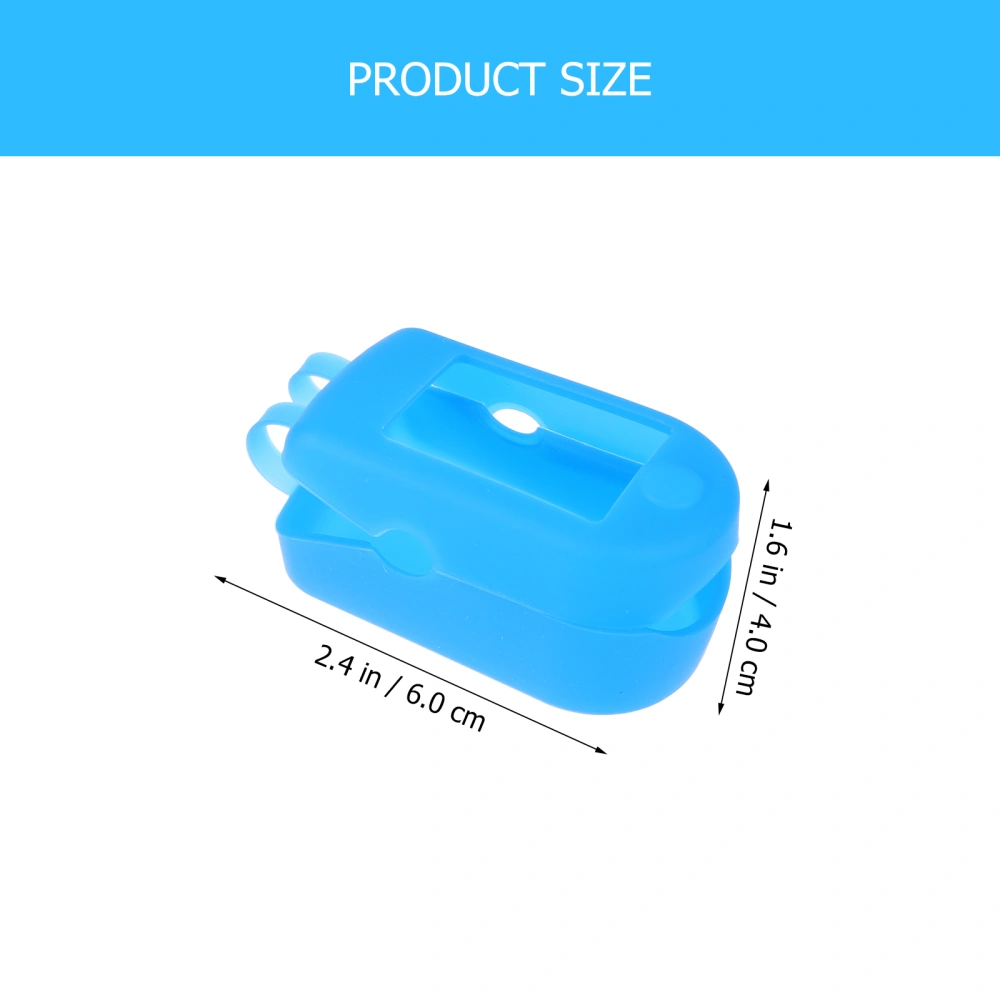 2pcs Oximeter Cover Oximeter Case Ilicone Fingertip Cover Durable Oximeter Cover