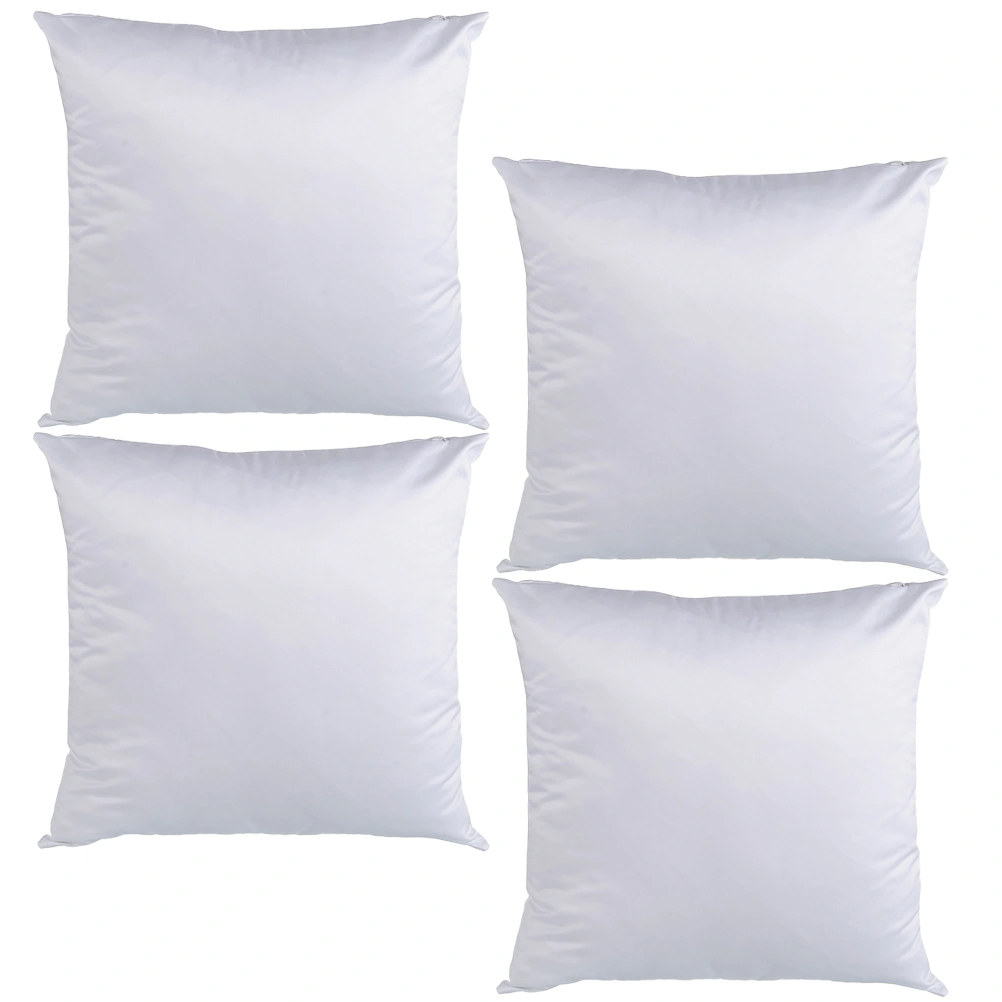 4Pcs Sublimation Pillow Cases White Cushion Covers Blanks Pillow Covers Heat Transfer Pillow Covers