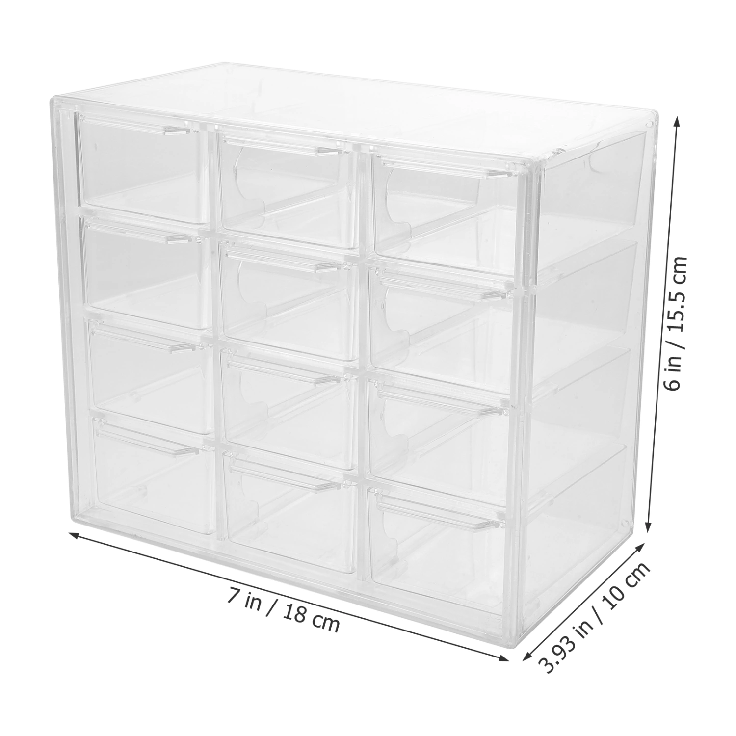 Multi-grid Desk Organizer Storage Box With Removable Drawers Holder Cosmetics Storage Box
