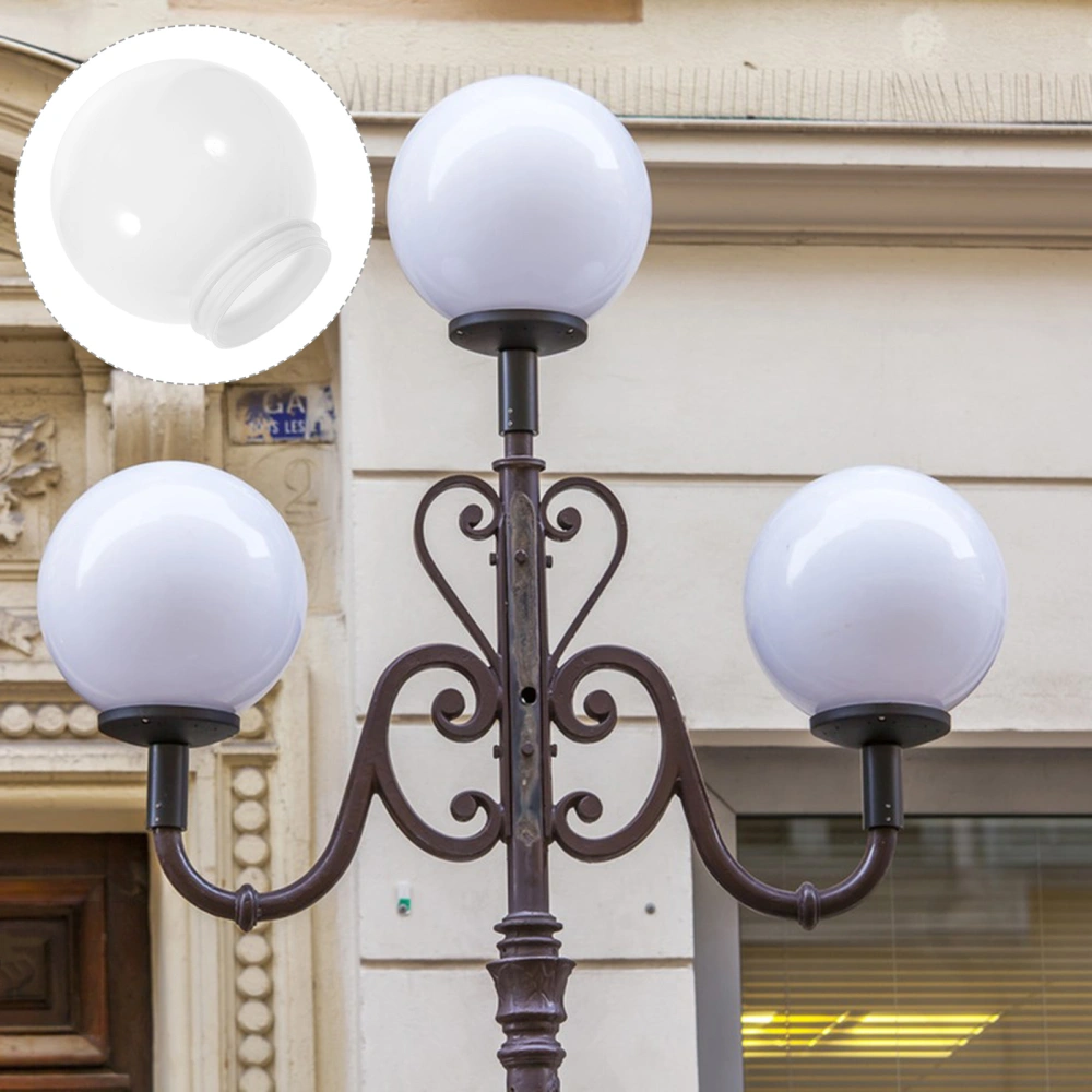 Globe Lamp Shade Fixture Ball Lamp Shade Post Mount Globe Light Fixture