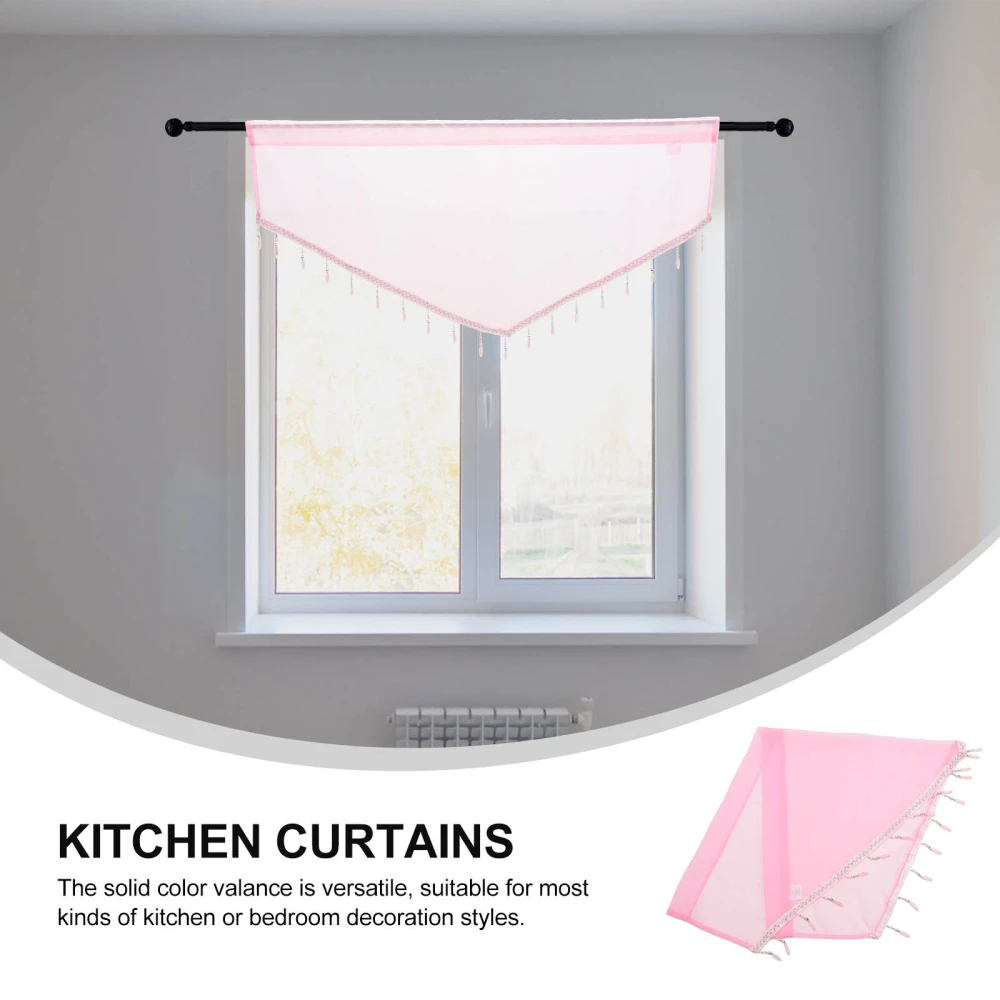 Triangle Valance Curtains for Living Room Window Valance Curtain Valance Home Decor