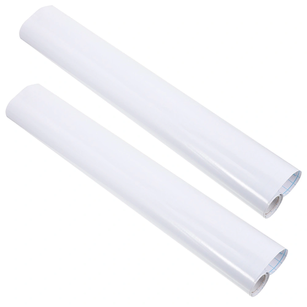 1 Set of Home Whiteboard Dry Erase Sheet Erasable White Board Sticker White Board Sheet