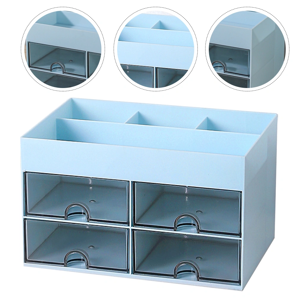 Desk Organizer Drawer Type Storage Box Cosmetics Storage Case Multi-function Stationery Organizer
