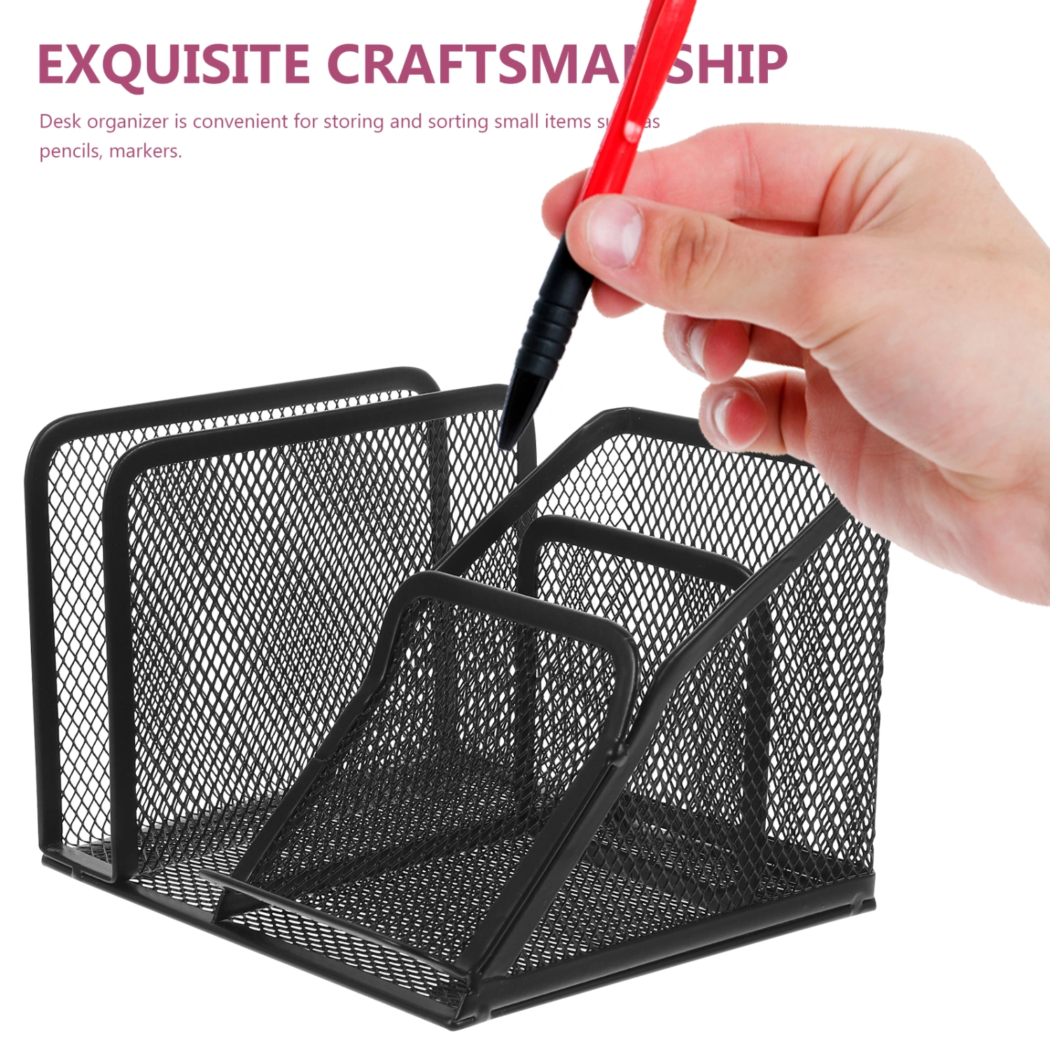 Multi-grid Desk Organizer Desk Drawer Organizer Desktop Stationery Holder Desk Pen Holder