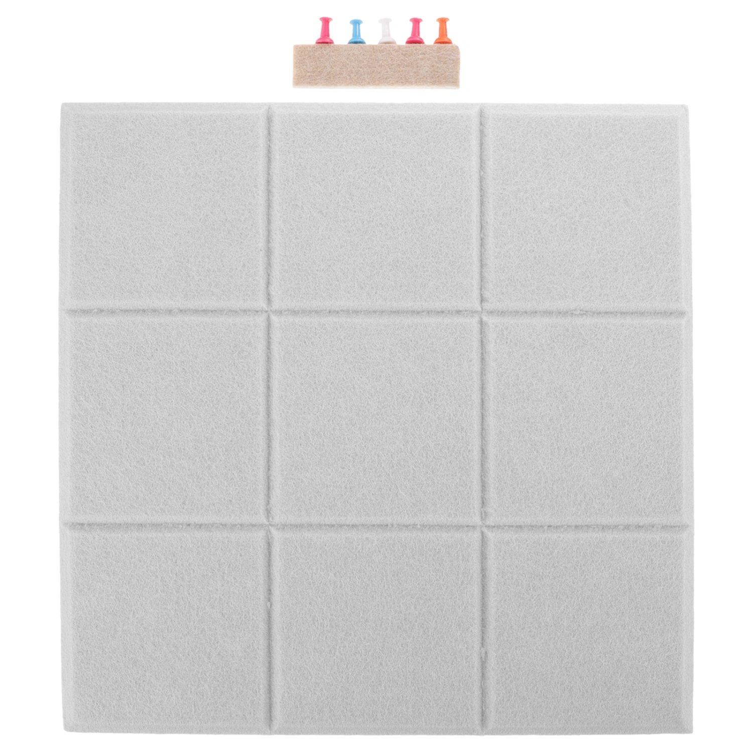 Felt Pin Board for Bedrooms Office Home Bulletin Boards Notice Board Grey Memo Board