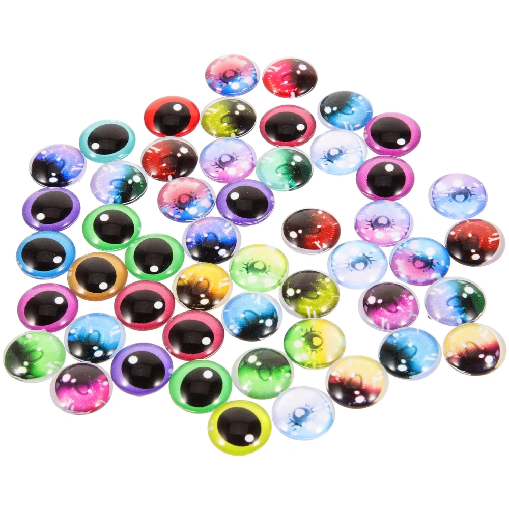 100pcs Doll Making Eyeball Adorns Decorative Fake Eyes Simulation Eye Props Diy Materials