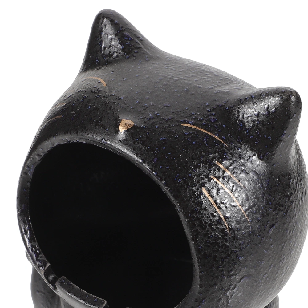 Ceramic Ashtray Cat Shape Ashtray Ceramic Cat Ashtray Ornament Desktop Cat Ashtray