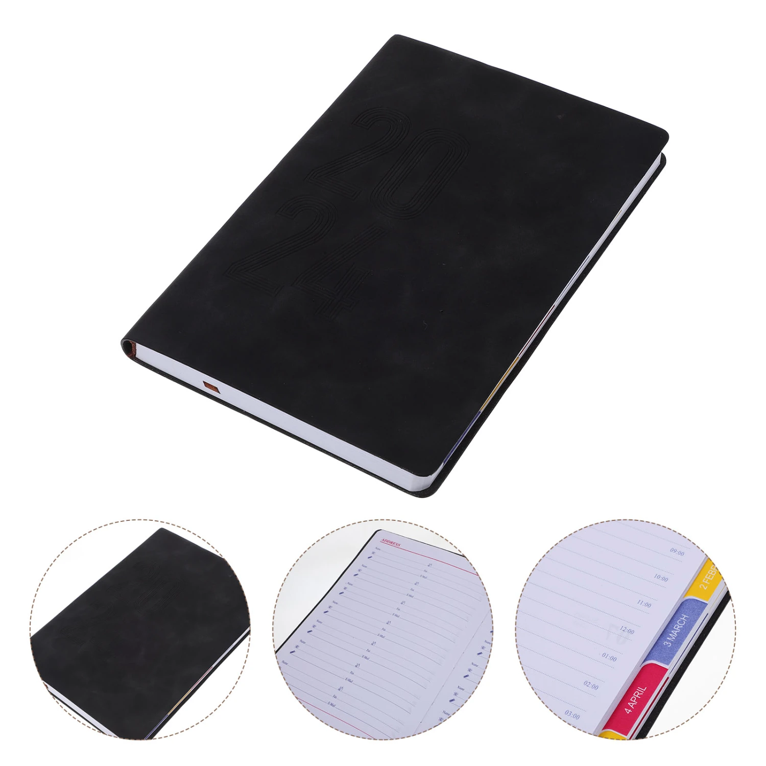 English Planner Notebook Academic Weekly Planner 2024 Schedule Recording Notepad