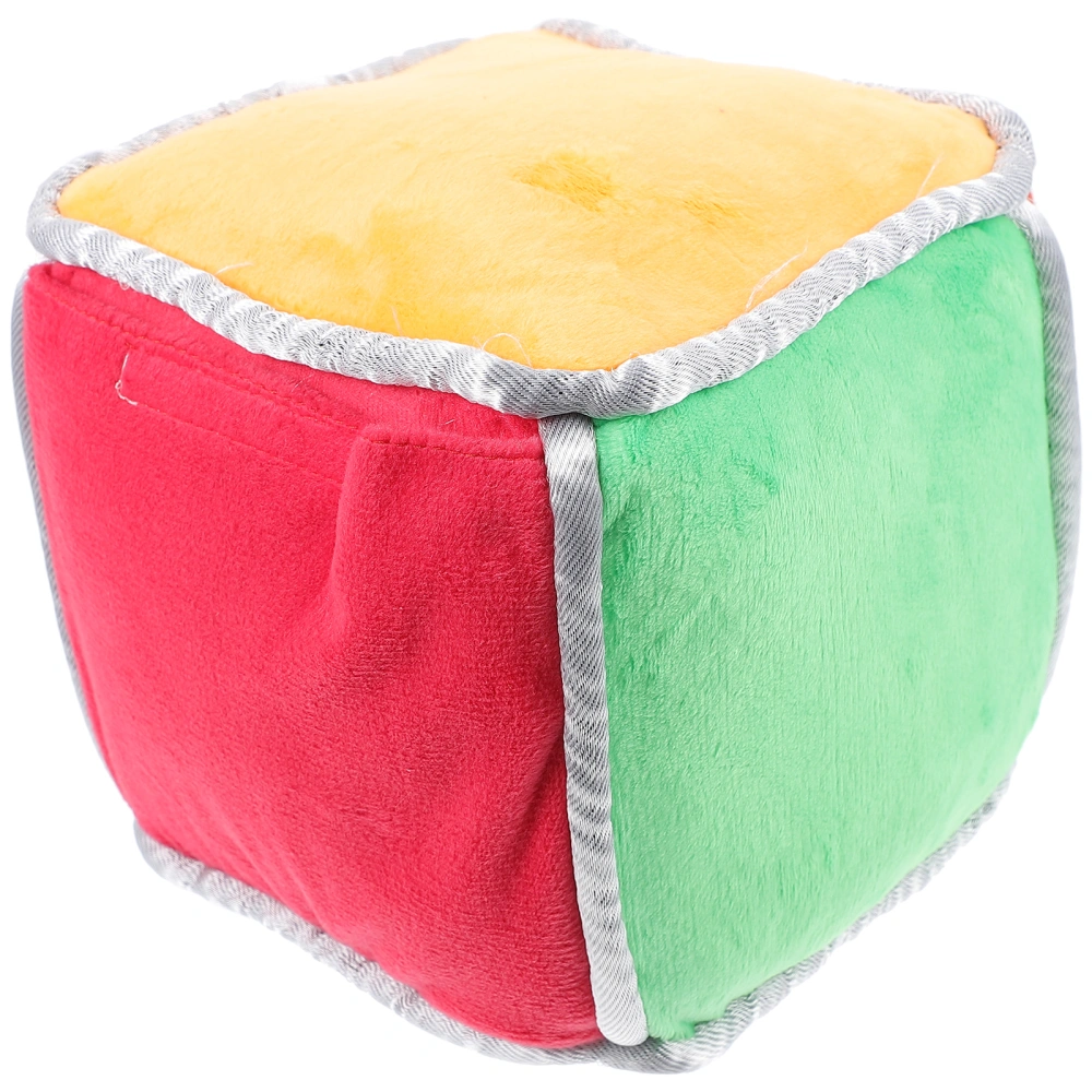 Plush Colorful Cube Plush Cube Stuffed Cube Throw Pillow for Home Dorm