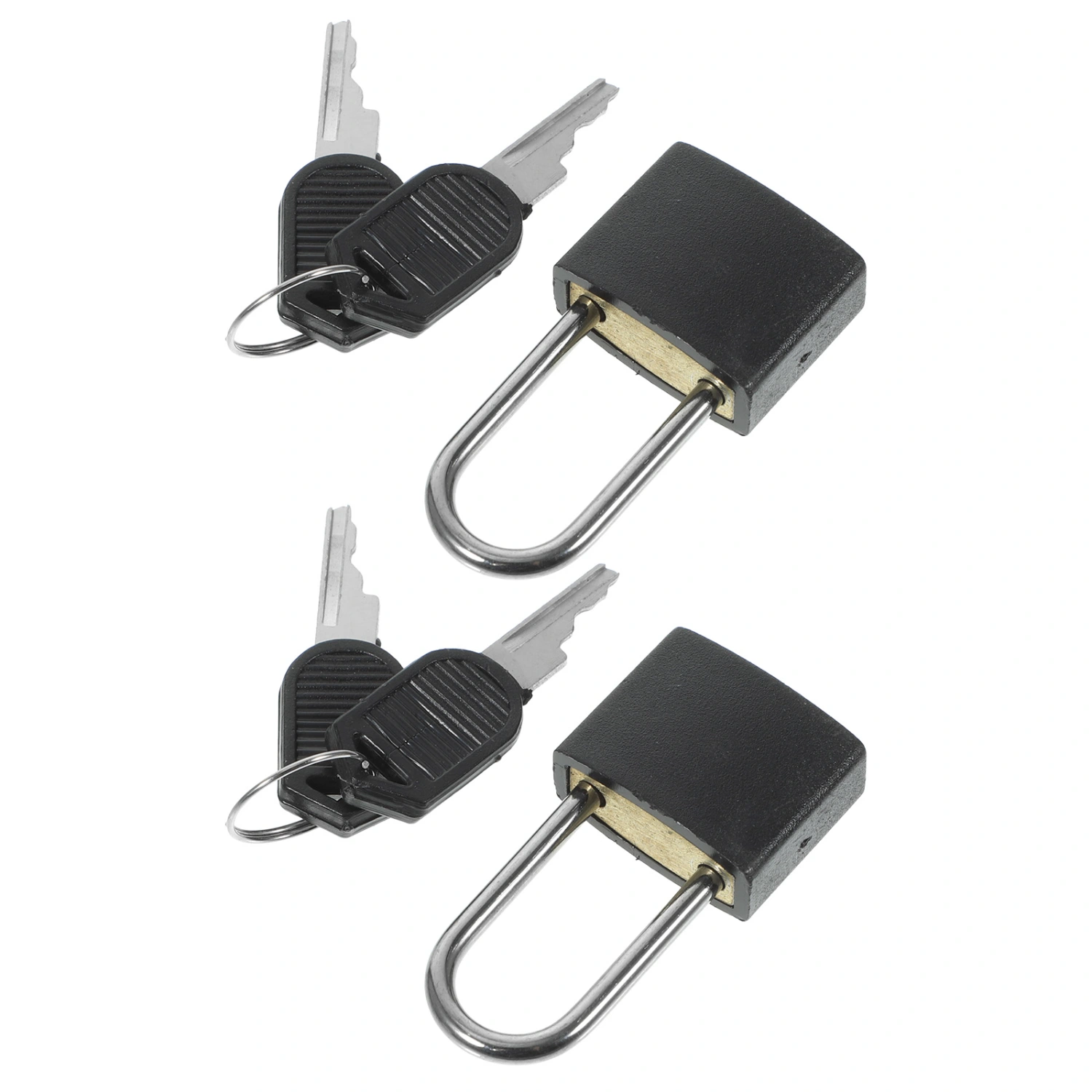 2 Sets Small Padlocks Luggage Locks with Keys Luggage Locks Diary Safety Padlock