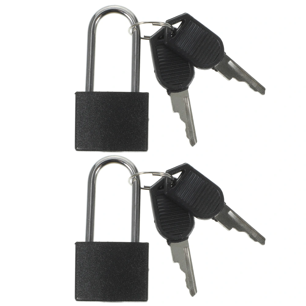 2 Sets Small Padlocks Luggage Locks with Keys Luggage Locks Diary Safety Padlock