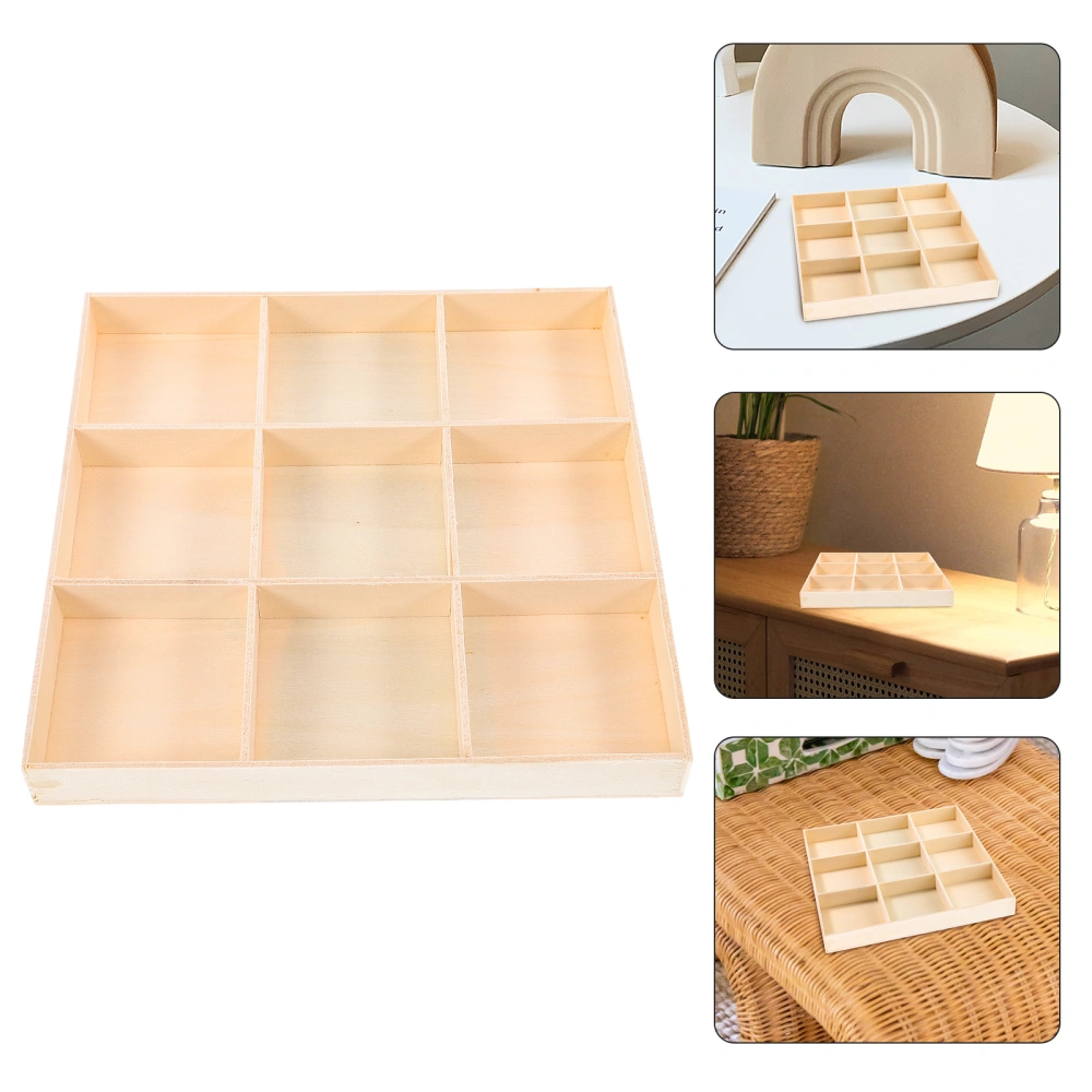 Delicate Ring Holder Wooden Jewelry Storage Plate Household Trinket Tray Ring Storage Tray