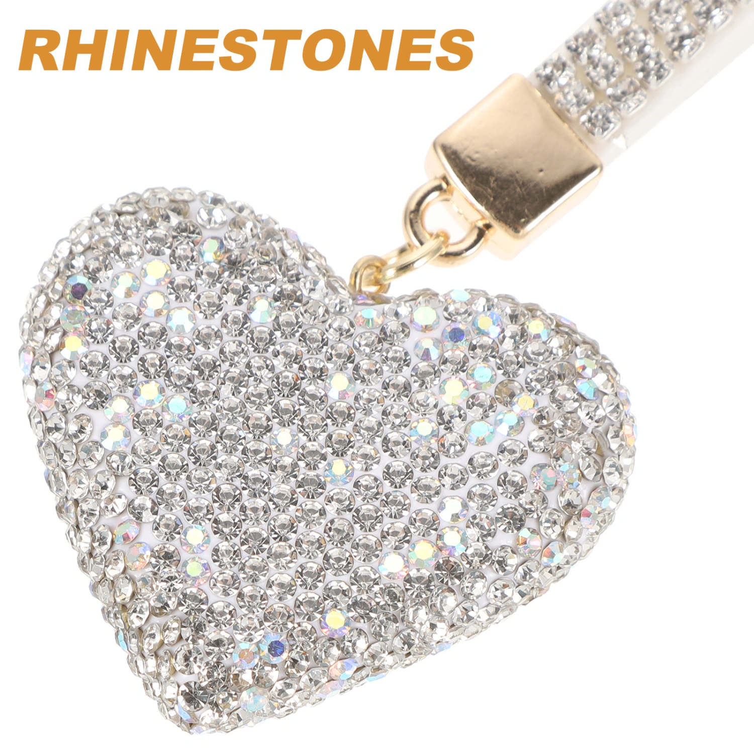 Bling Keychain Women Purse Charms Handbags Pendant Rhinestone Key Ring for Women