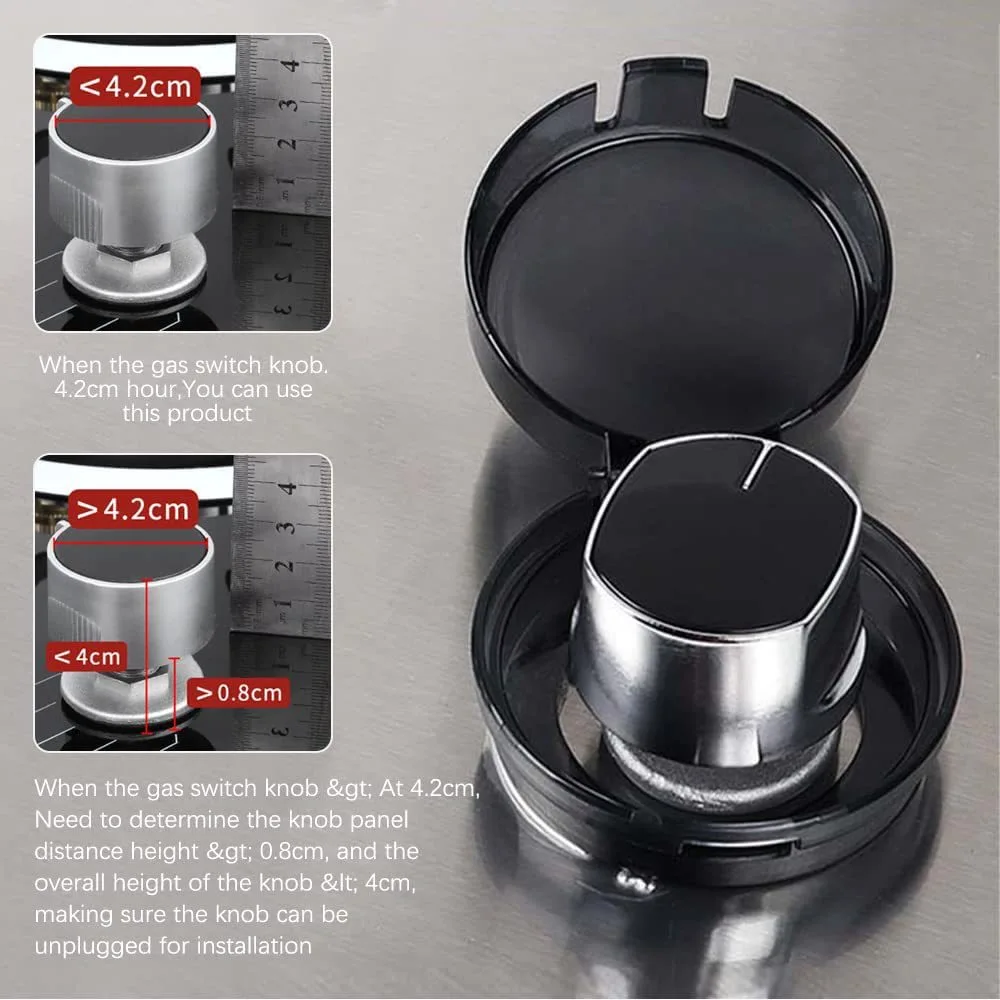 5pcs Gas Stove Knob Cover Child Proof Stove Guard Oven Knob Child Safety Guard