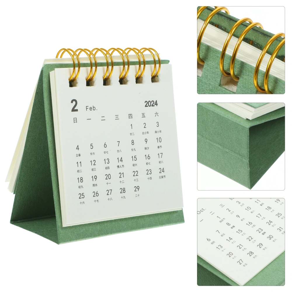 Household Calendar Daily Use Standing Calendar Decorative Monthly Calendar Home Supply