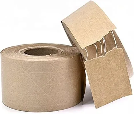 1 Roll of Kraft Paper Tape Water Activated Gummed Kraft Paper Tape Packaging Tape Shipping Tape