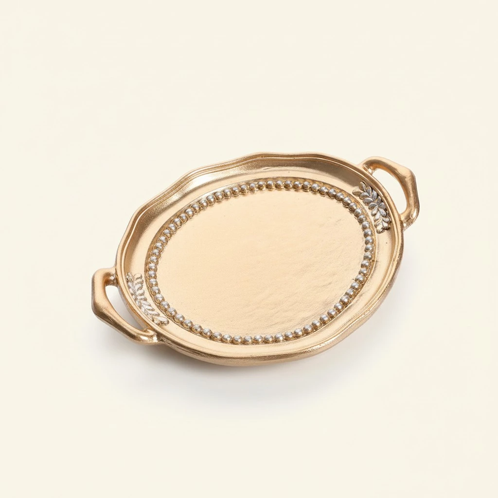 Multi-function Jewelry Storage Holder Decorative Jewelry Plate Household Jewelry Dish