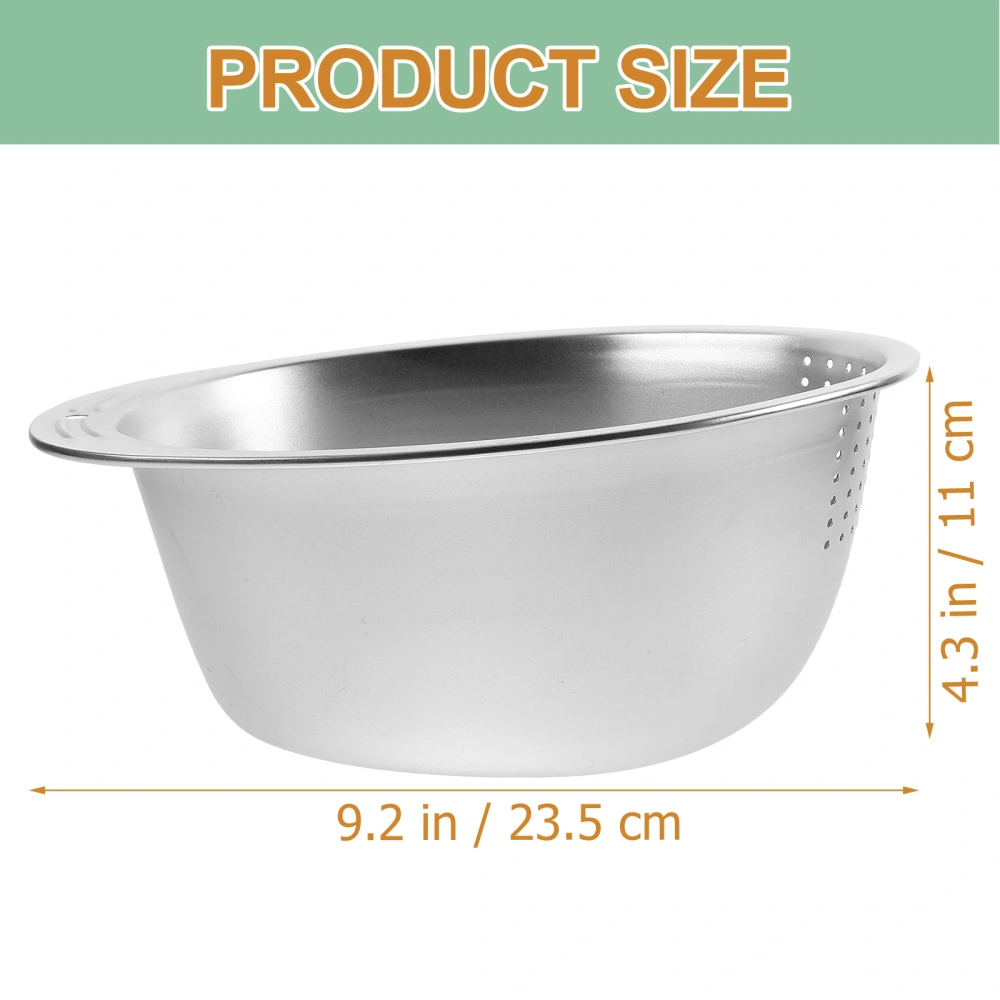 Rice Strainer Stainless Steel Vegetable Washing Basin Fruit Storage Bowl Kitchen Strainer