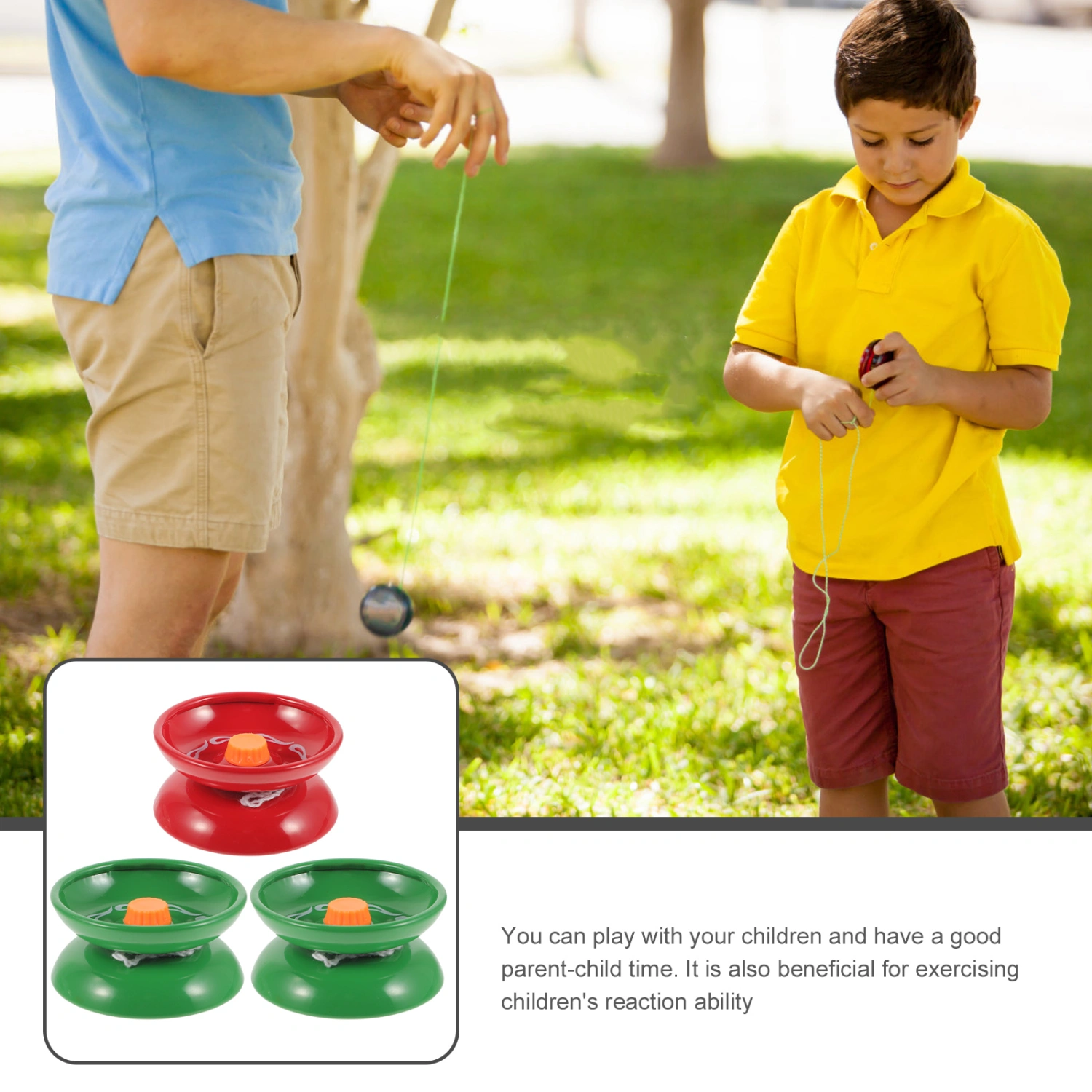 3pcs Yoyo balls with String Yo-yo Toy Lovely Yo-yo Balls Kids Educational Toy