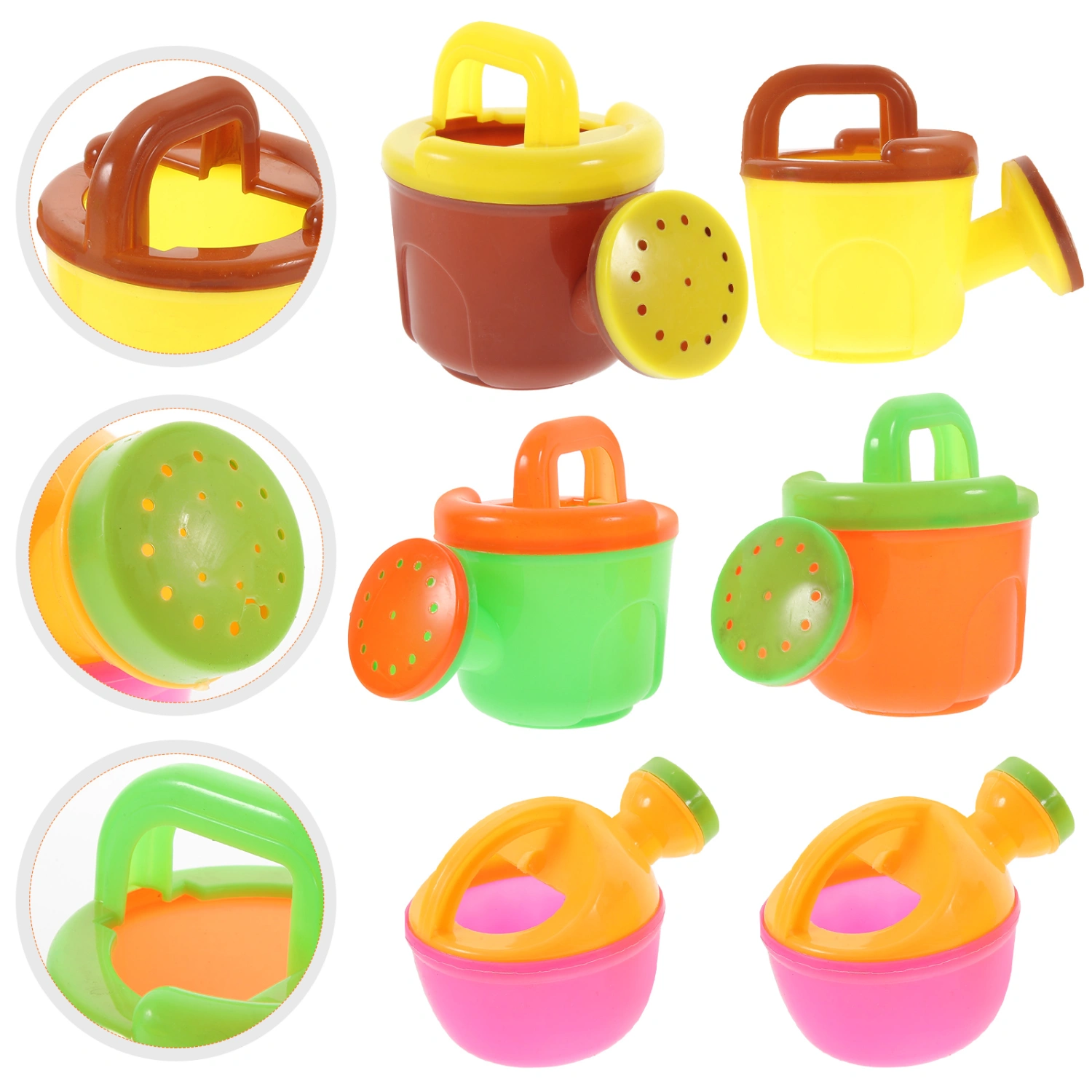 4 pcs Kids Watering Cans Plastic Watering Cans Garden Watering Cans Plant Watering Cans