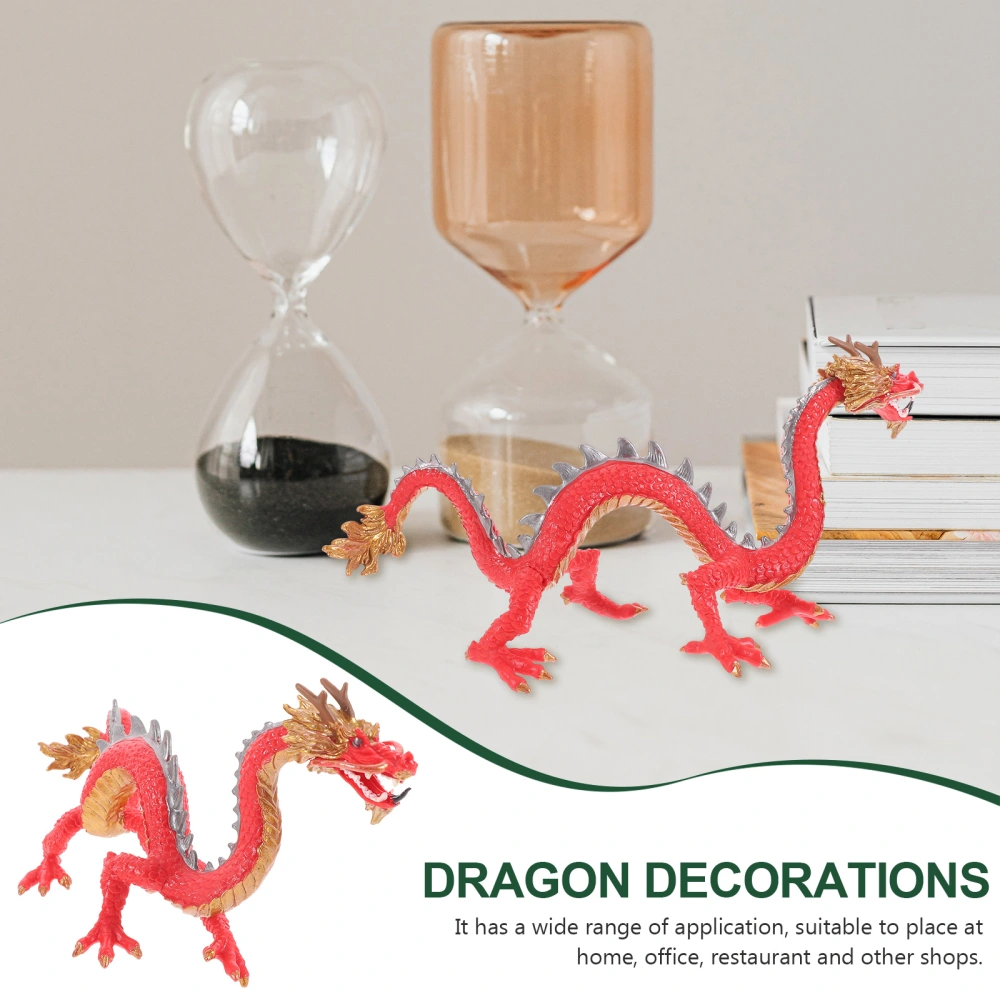 Chinese Style Dragon Figurine Tabletop Dragon Statue Decoration Chinese Zodiac Dragon Model